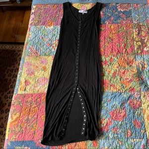 Super soft black maxi dress